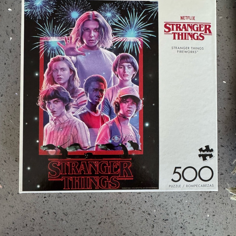 Stranger Things Fireworks Puzzle